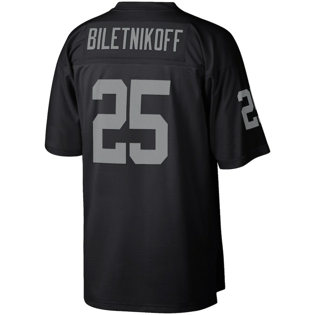 Fred Biletnikoff Las Vegas Raiders Retired Player Legacy Replica Jersey - Black Jerseys