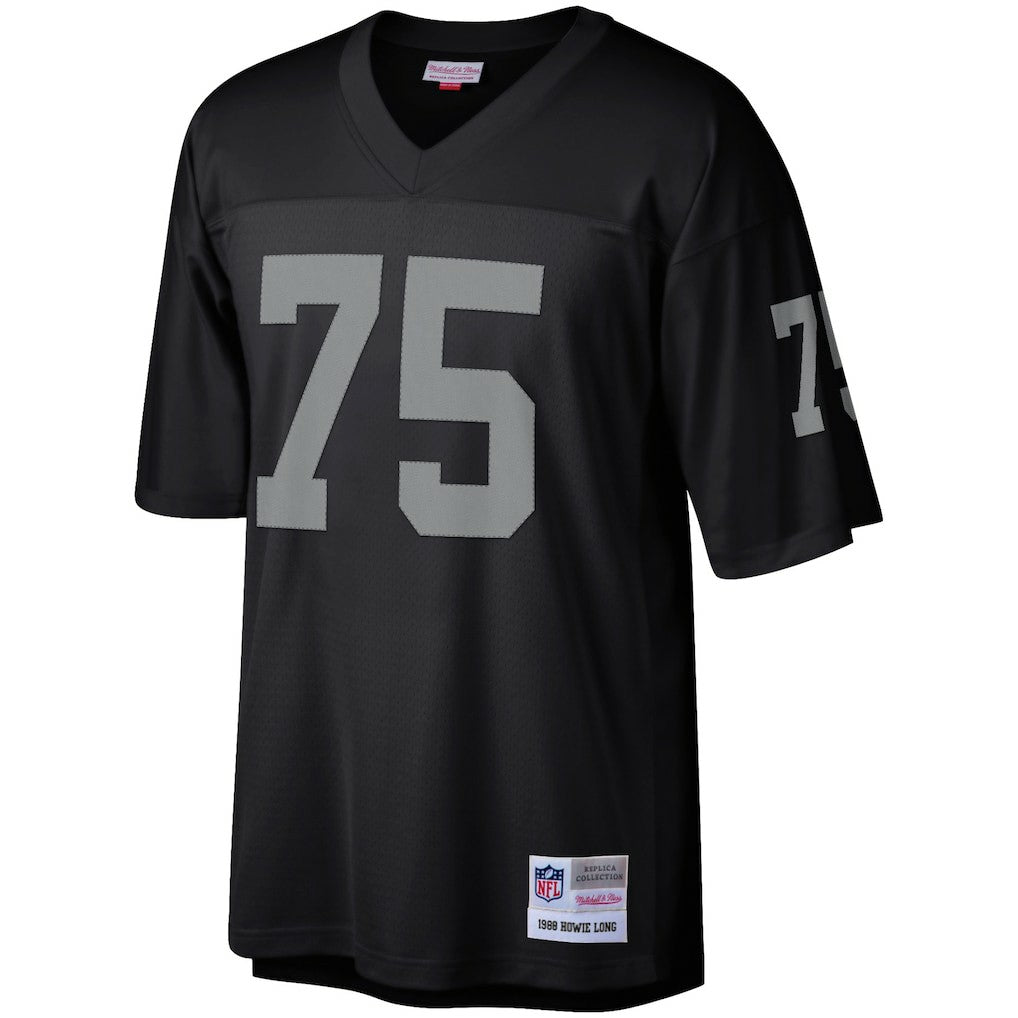 Howie Long Las Vegas Raiders Retired Player Legacy Replica Jersey - Black Jerseys