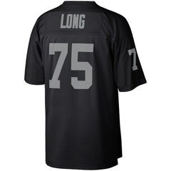 Howie Long Las Vegas Raiders Retired Player Legacy Replica Jersey - Black Jerseys
