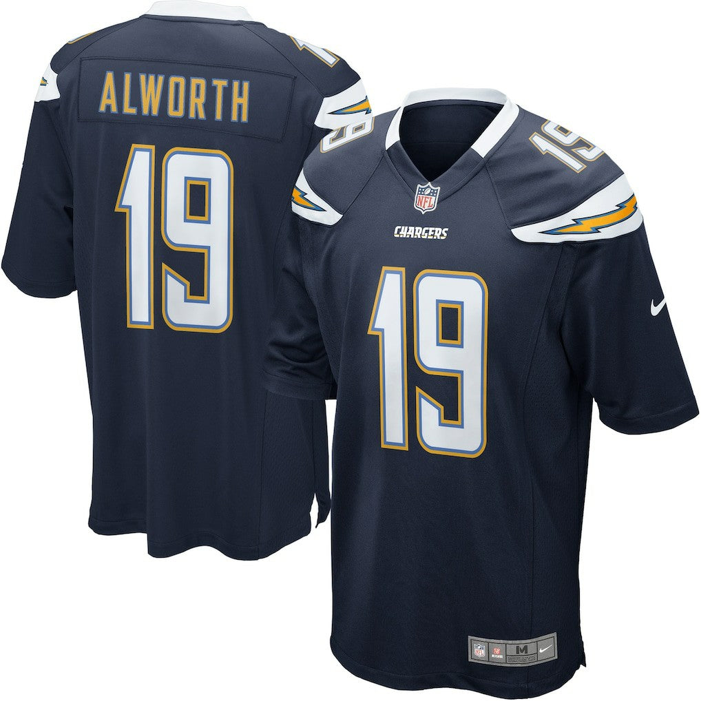 San Diego Chargers Lance Alworth Gridiron Classics Retired Player Game Jersey - Navy Jerseys