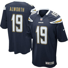 San Diego Chargers Lance Alworth Gridiron Classics Retired Player Game Jersey - Navy Jerseys