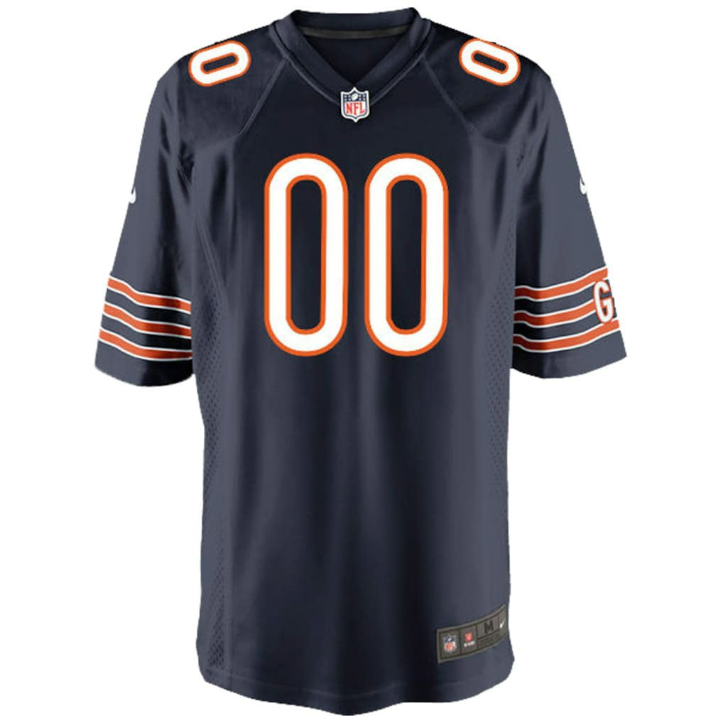 Chicago Bears Youth Custom Game Jersey - Navy Jerseys