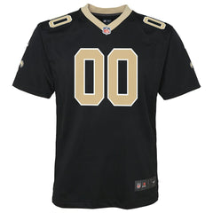 New Orleans Saints Youth Custom Game Jersey - Black Jerseys