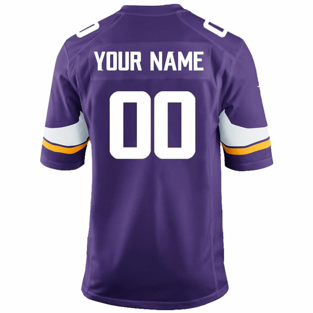 Minnesota Vikings Youth Custom Game Jersey