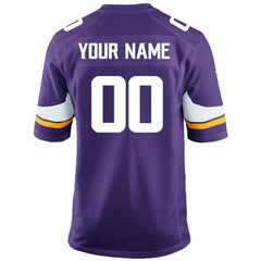 Minnesota Vikings Youth Custom Game Jersey