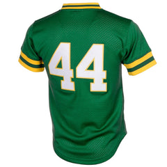 Reggie Jackson Athletics Mitchell & Ness Authentic Batting Practice Jersey - Green Jerseys