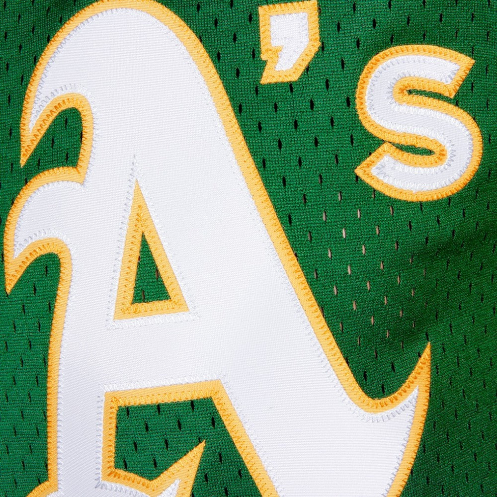 Reggie Jackson Athletics Mitchell & Ness Authentic Batting Practice Jersey - Green Jerseys