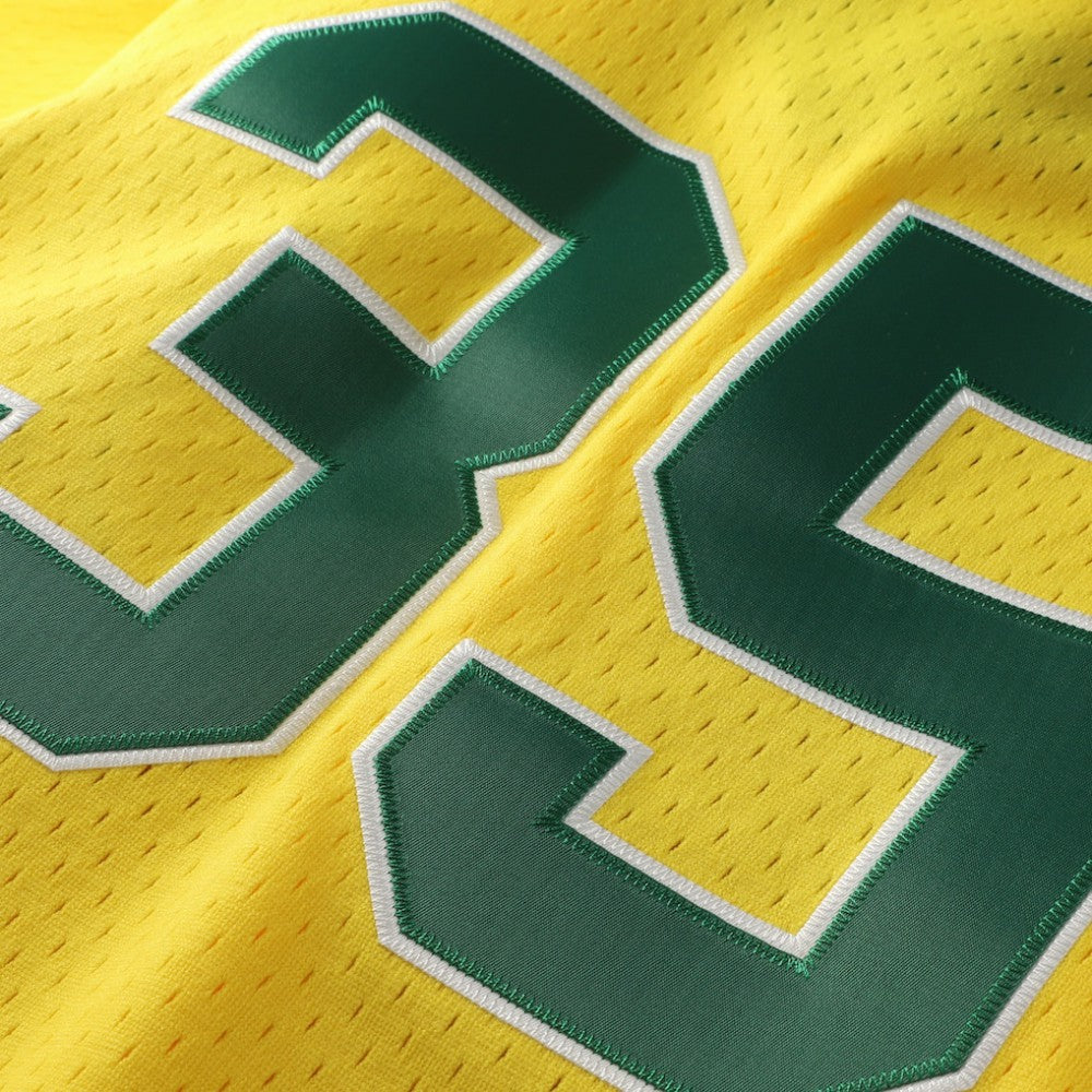 Rickey Henderson Athletics Mitchell & Ness Authentic Batting Practice Jersey - Yellow Jerseys