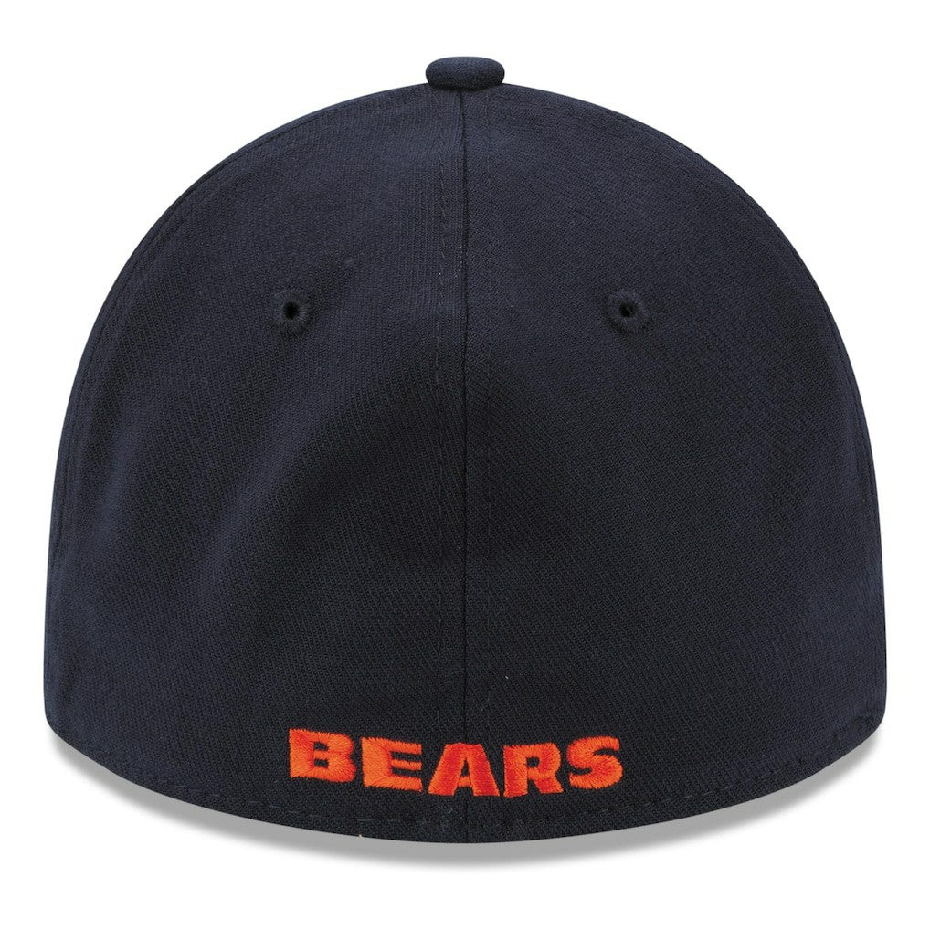 Chicago Bears New Era 39THIRTY Team Classic Flex Hat - Navy Blue Hats