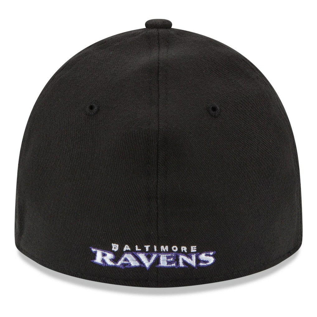 Baltimore Ravens New Era 39THIRTY Team Classic Flex Hat - Black Hats