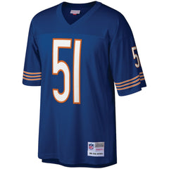 Dick Butkus Chicago Bears Retired Player Legacy Replica Jersey - Navy Jerseys