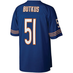 Dick Butkus Chicago Bears Retired Player Legacy Replica Jersey - Navy Jerseys