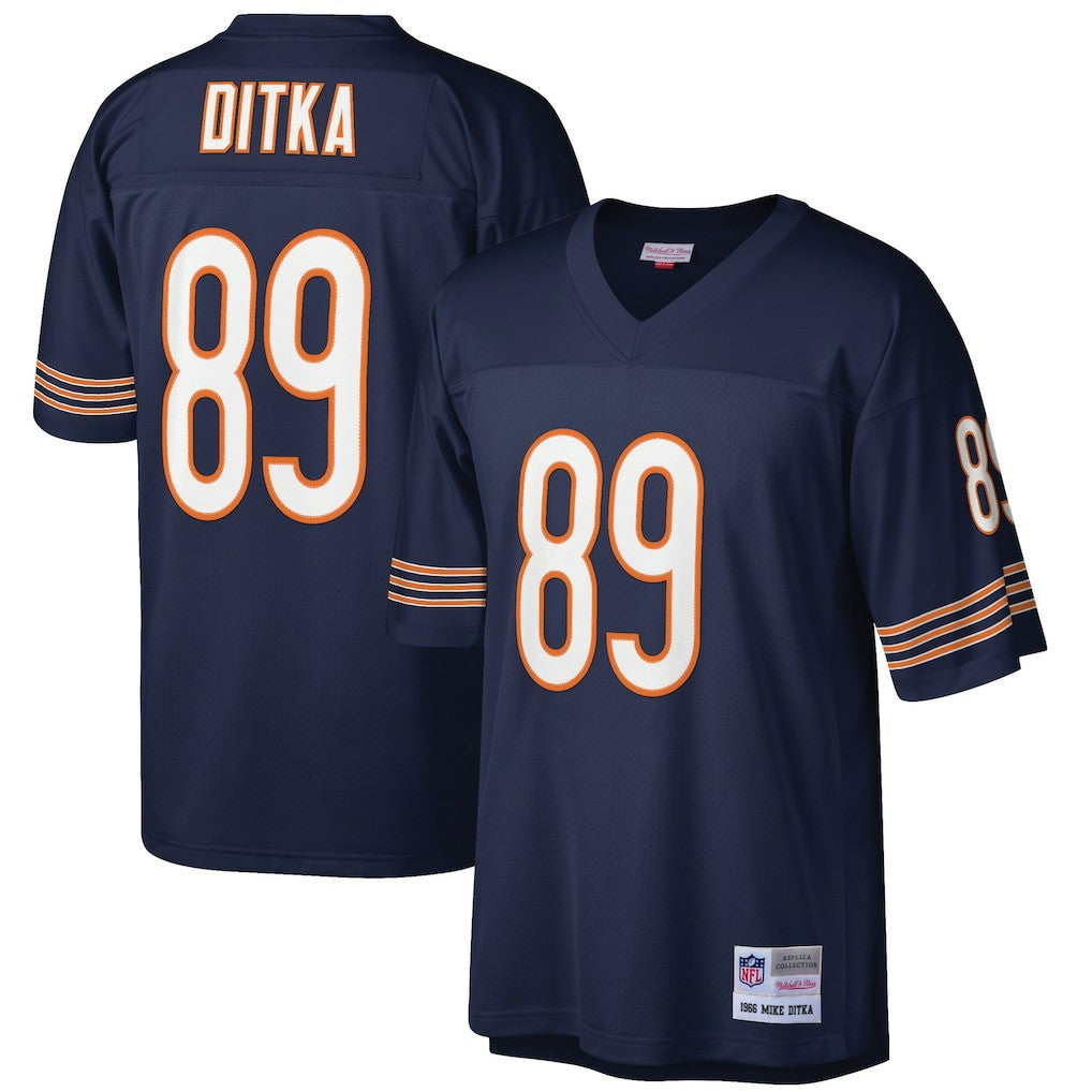 Mike Ditka Chicago Bears Retired Player Legacy Replica Jersey - Navy Jerseys