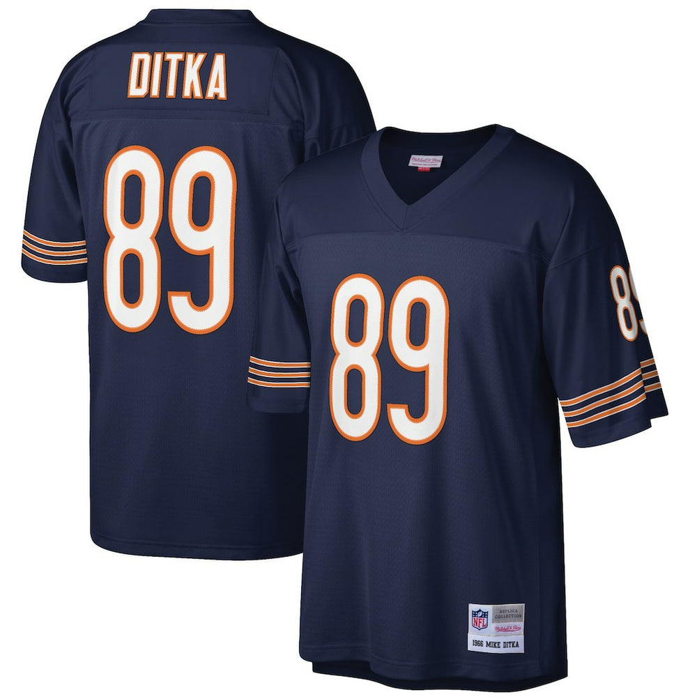 Mike Ditka Chicago Bears Retired Player Legacy Replica Jersey - Navy Jerseys