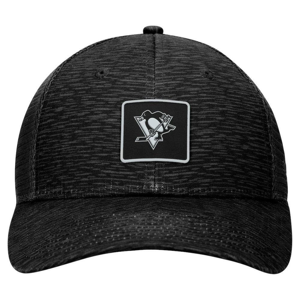 Pittsburgh Penguins Fanatics Women's Authentic Pro Road Trucker Adjustable Hat – Black | US 200000402