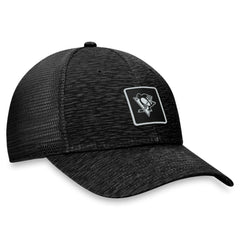 Pittsburgh Penguins Fanatics Women's Authentic Pro Road Trucker Adjustable Hat – Black | US 200000402
