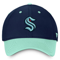 Seattle Kraken Fanatics Authentic Pro Rink Two-Tone Flex Hat – Deep Sea Blue/Light Blue | US 200000486