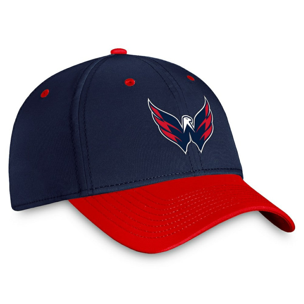 Washington Capitals Fanatics Authentic Pro Rink Two-Tone Flex Hat – Navy/Red | US 200000492