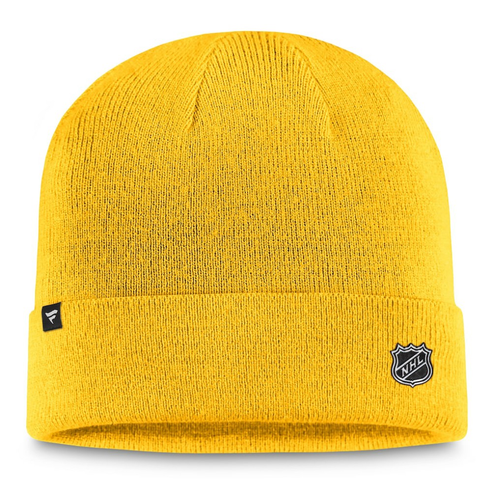 Nashville Predators Fanatics Authentic Pro Cuffed Knit Hat – Gold | US 200000498