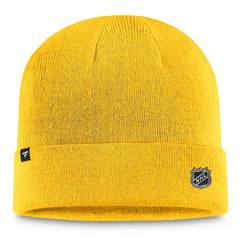 Nashville Predators Fanatics Authentic Pro Cuffed Knit Hat – Gold | US 200000498