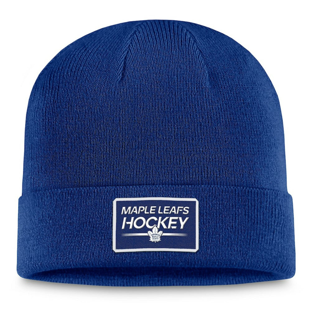 Toronto Maple Leafs Fanatics Authentic Pro Cuffed Knit Hat – Blue | US 200000508