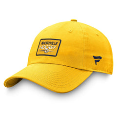 Nashville Predators Fanatics Authentic Pro Prime Adjustable Hat – Gold | US 200000541