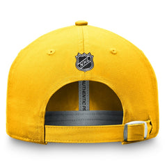Nashville Predators Fanatics Authentic Pro Prime Adjustable Hat – Gold | US 200000541
