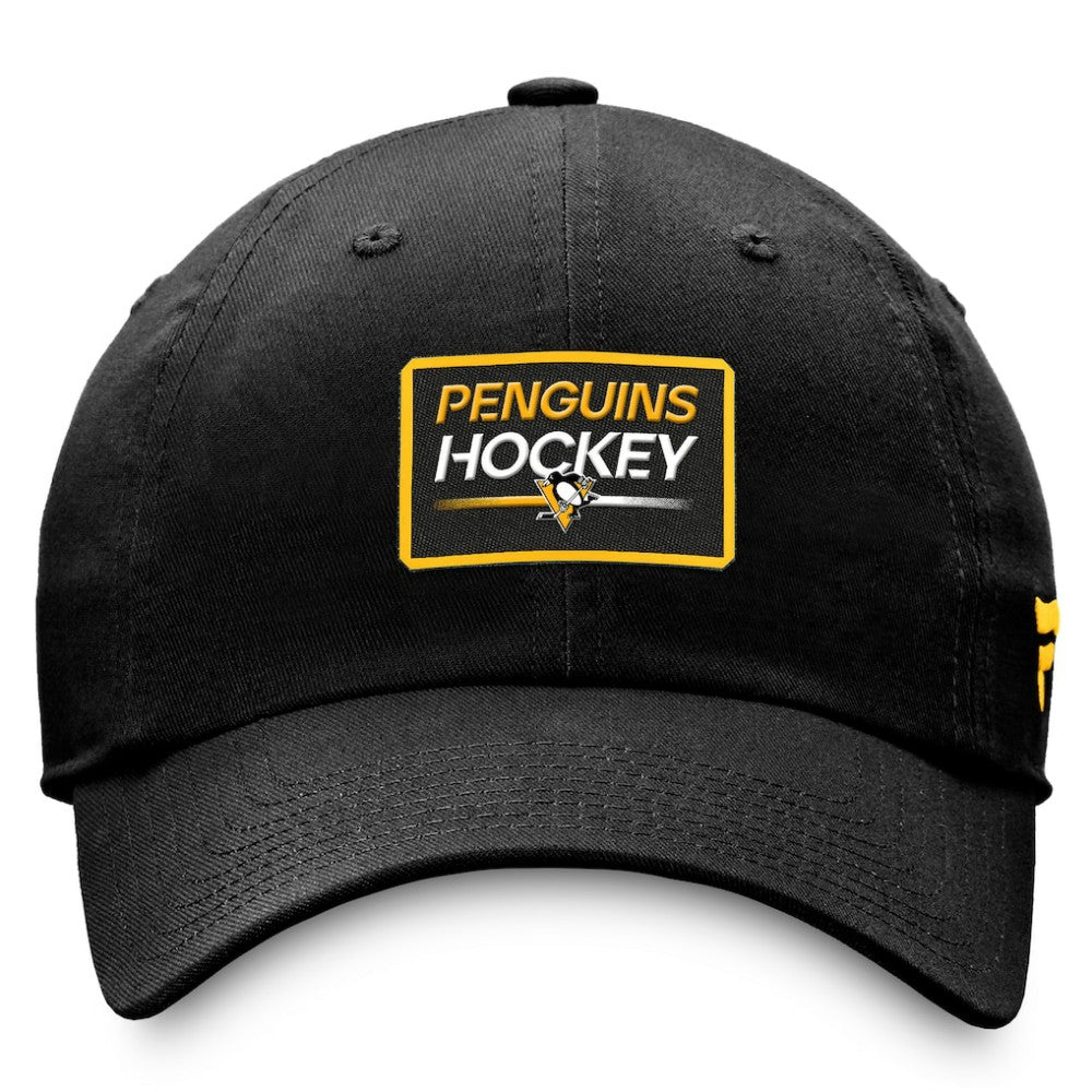 Pittsburgh Penguins Fanatics Authentic Pro Prime Adjustable Hat – Black | US 200000553