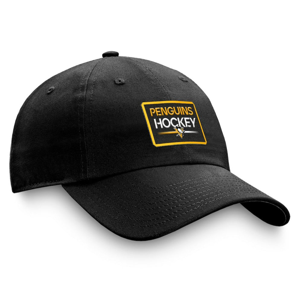 Pittsburgh Penguins Fanatics Authentic Pro Prime Adjustable Hat – Black | US 200000553