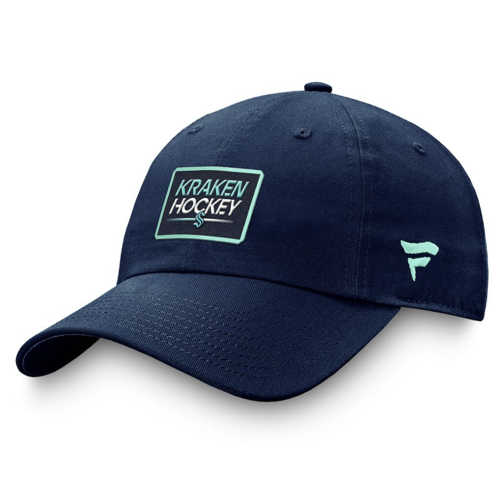 Seattle Kraken Fanatics Authentic Pro Prime Adjustable Hat – Deep Sea Blue | US 200000557