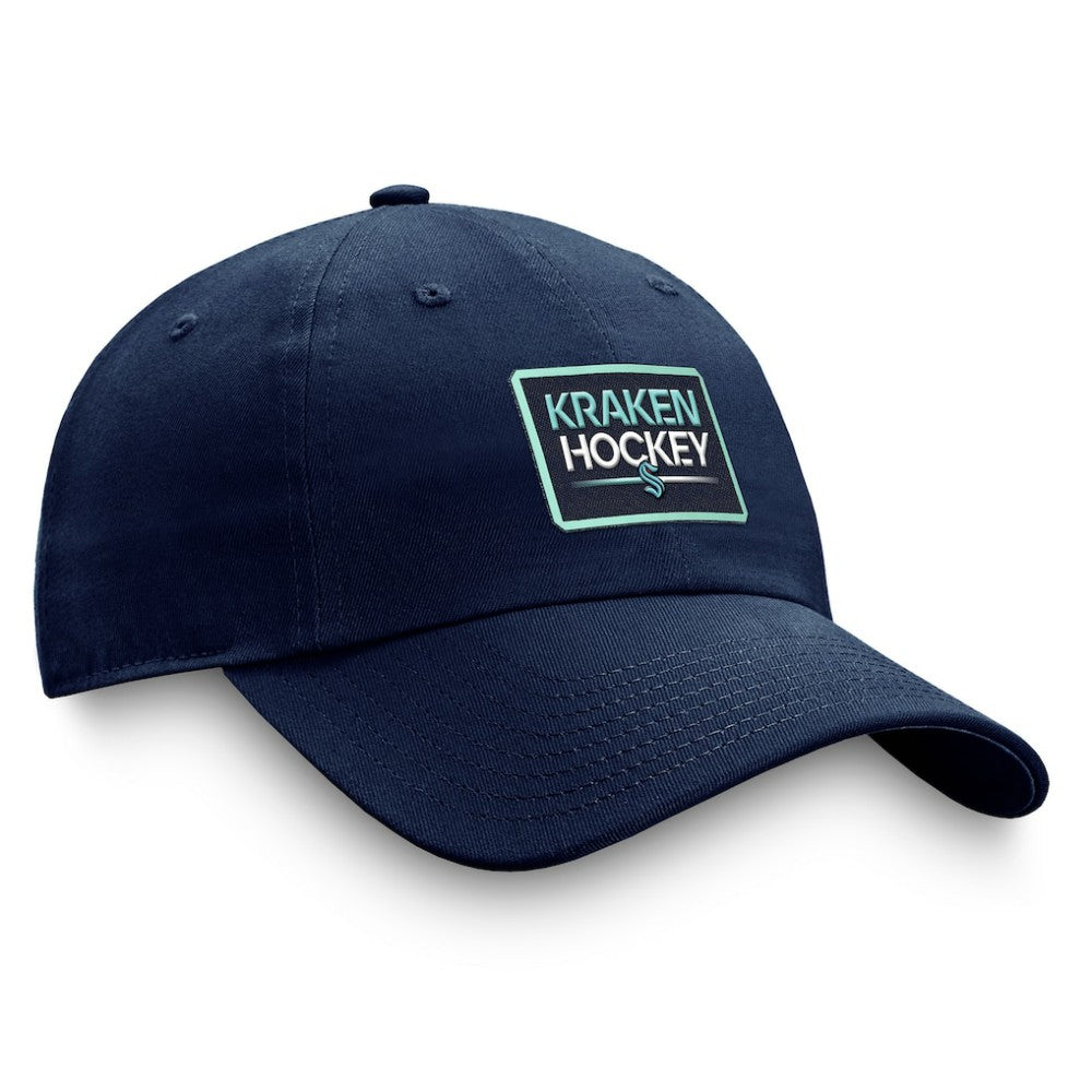 Seattle Kraken Fanatics Authentic Pro Prime Adjustable Hat – Deep Sea Blue | US 200000557