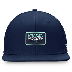 Seattle Kraken Fanatics Authentic Pro Prime Snapback Hat – Deep Sea Blue | US 200000558