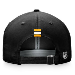 Boston Bruins Fanatics Women's Authentic Pro Rink Adjustable Hat - Black | US 200000641