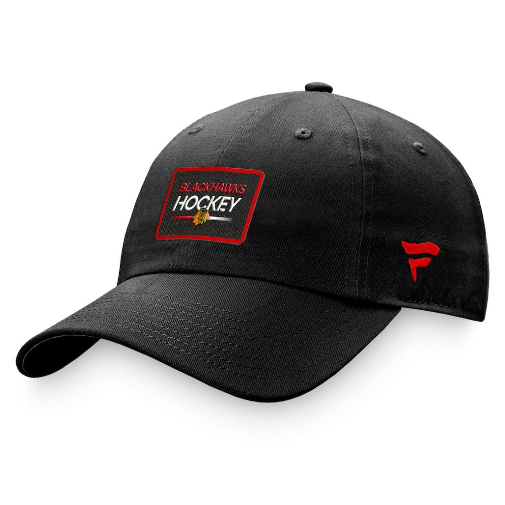 Chicago Blackhawks Fanatics Women's Authentic Pro Rink Adjustable Hat - Black | US 200000654