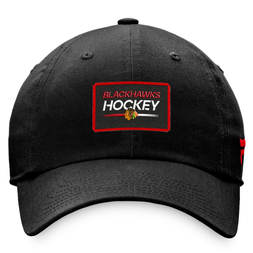 Chicago Blackhawks Fanatics Women's Authentic Pro Rink Adjustable Hat - Black | US 200000654
