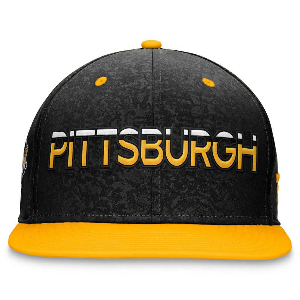 Pittsburgh Penguins Fanatics Authentic Pro Rink Two-Tone Snapback Hat – Black/Gold | US 200000682
