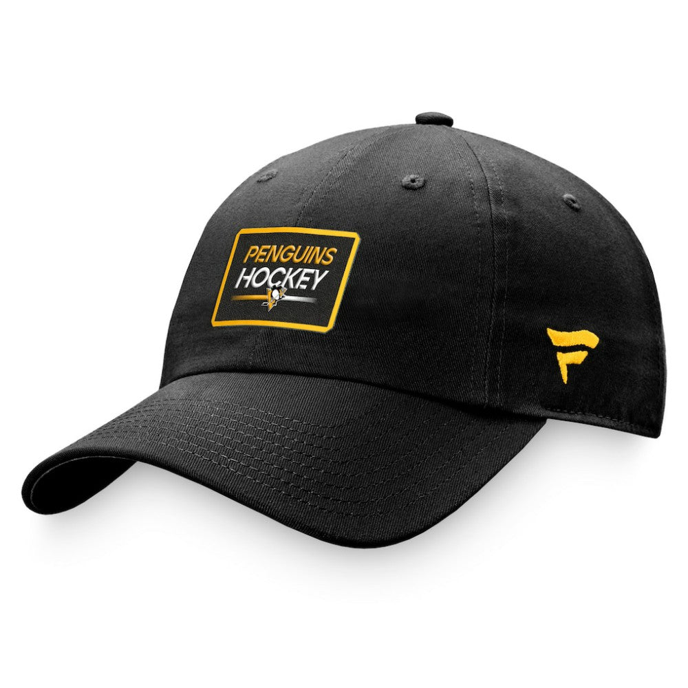 Pittsburgh Penguins Fanatics Women's Authentic Pro Rink Adjustable Hat - Black | US 200000715