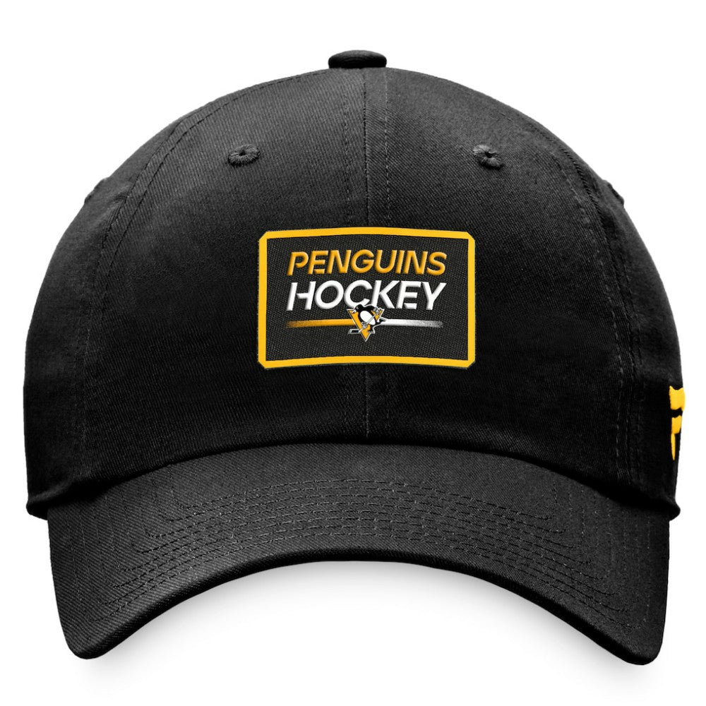 Pittsburgh Penguins Fanatics Women's Authentic Pro Rink Adjustable Hat - Black | US 200000715