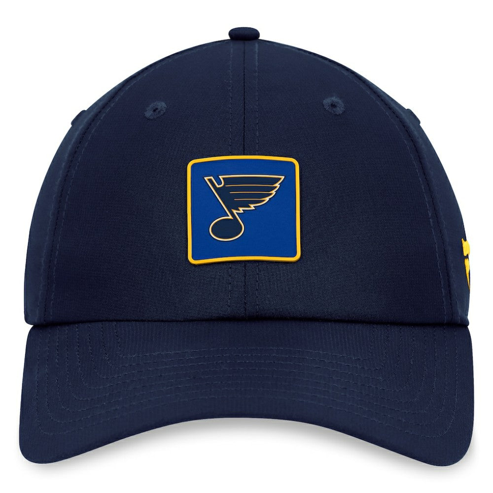 St. Louis Blues Fanatics Authentic Pro Rink Adjustable Hat - Navy | US 200000722