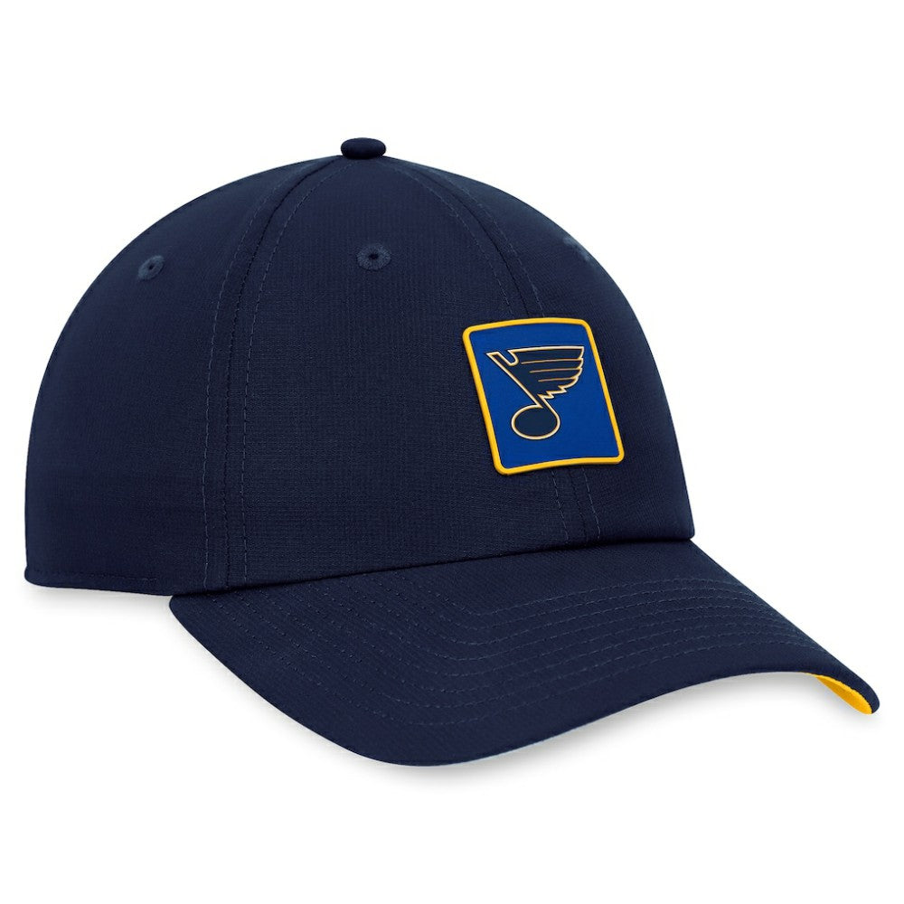St. Louis Blues Fanatics Authentic Pro Rink Adjustable Hat - Navy | US 200000722
