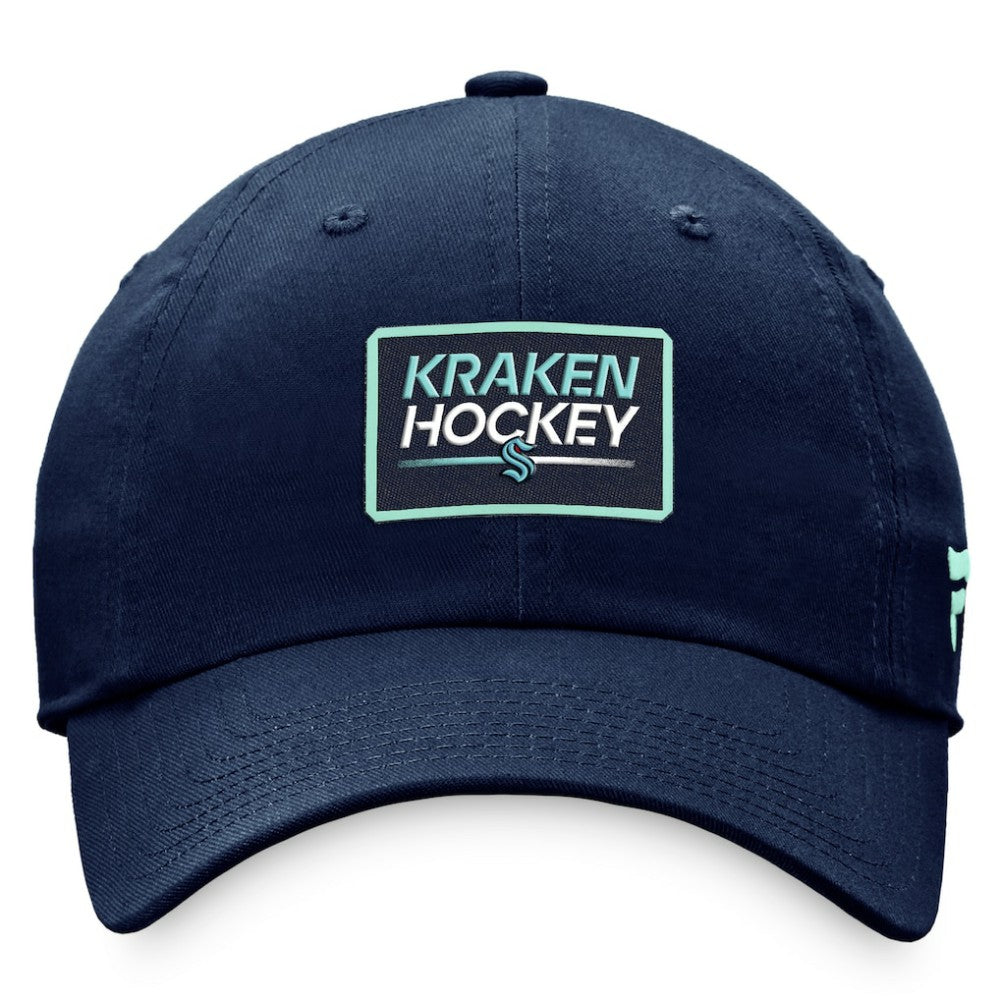 Seattle Kraken Fanatics Women's Authentic Pro Rink Adjustable Hat - Deep Sea Blue | US 200000725