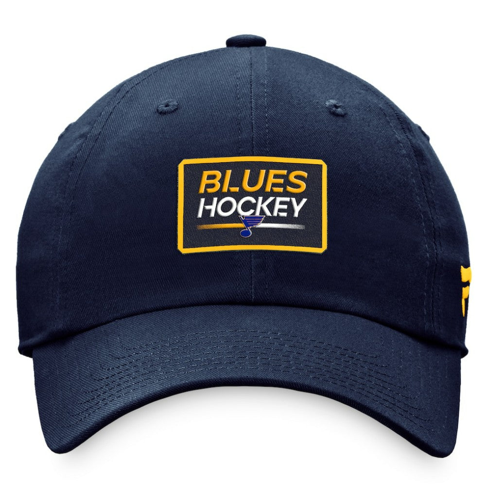 St. Louis Blues Fanatics Women's Authentic Pro Rink Adjustable Hat - Navy | US 200000730
