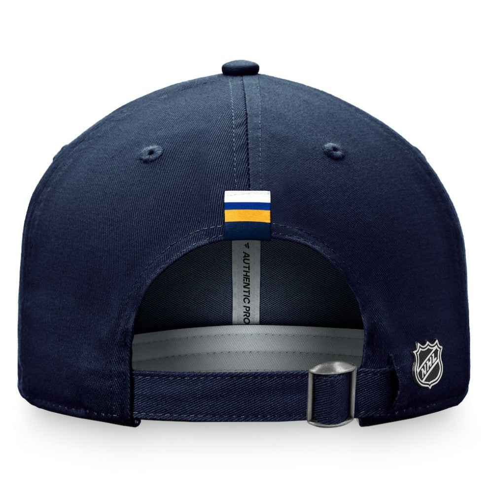 St. Louis Blues Fanatics Women's Authentic Pro Rink Adjustable Hat - Navy | US 200000730