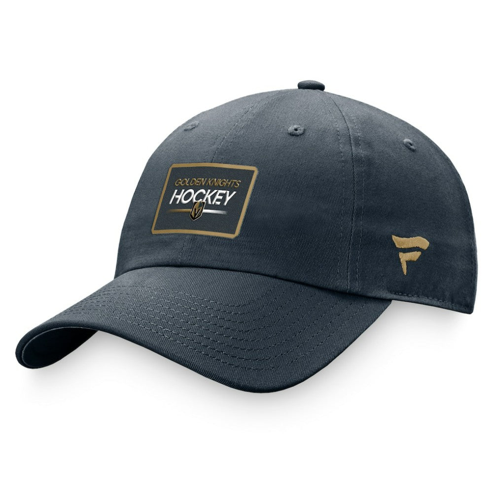 Vegas Golden Knights Fanatics Women's Authentic Pro Rink Adjustable Hat - Charcoal | US 200000744