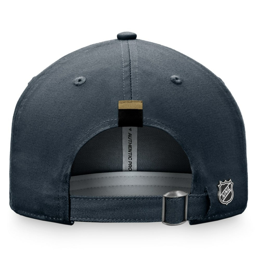 Vegas Golden Knights Fanatics Women's Authentic Pro Rink Adjustable Hat - Charcoal | US 200000744
