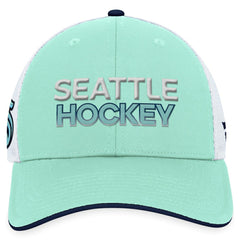 Seattle Kraken Fanatics Authentic Pro Rink Trucker Adjustable Hat - Light Blue | US 200000930