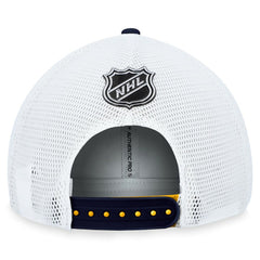 St. Louis Blues Fanatics Authentic Pro Rink Trucker Adjustable Hat - Gold | US 200000932