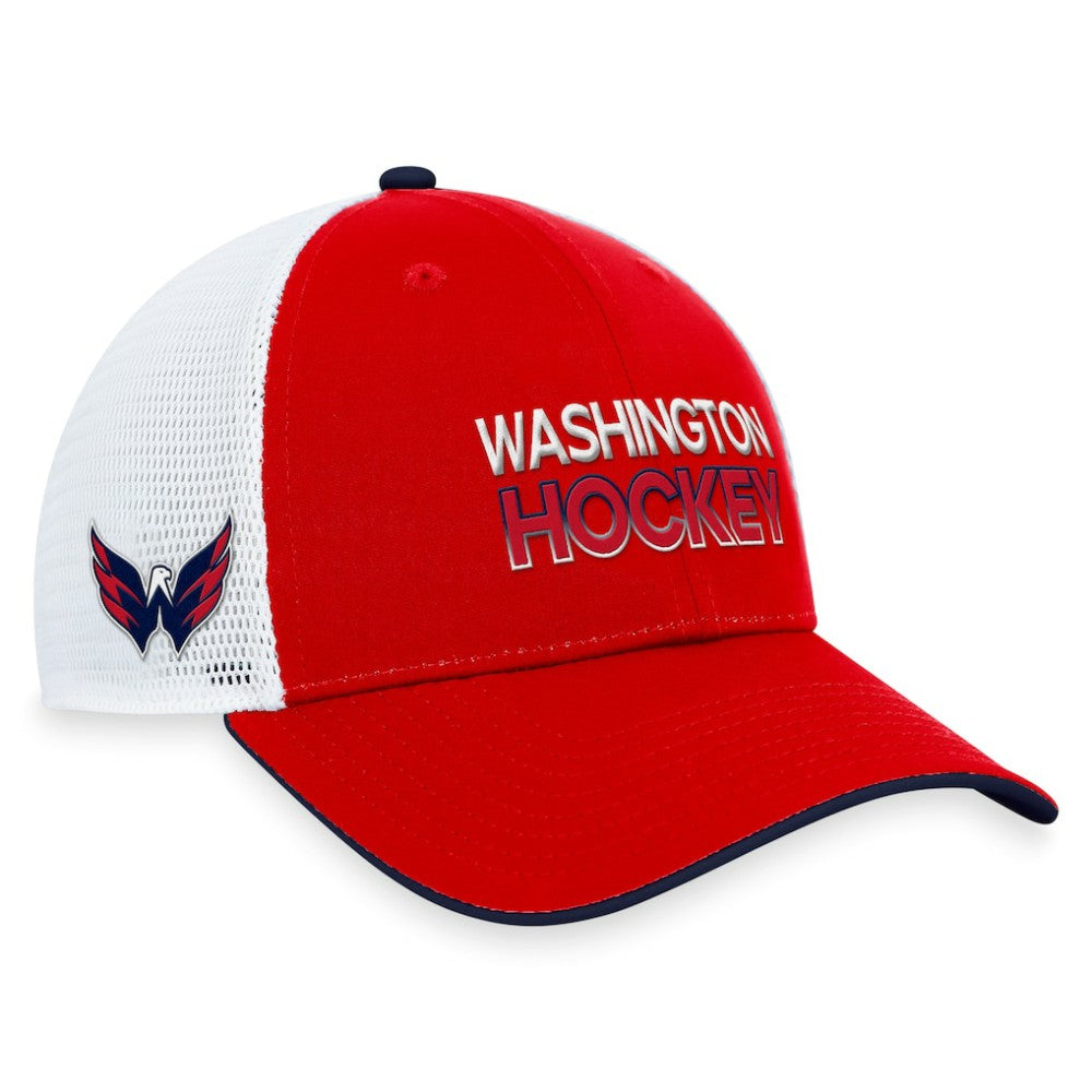 Washington Capitals Fanatics Authentic Pro Rink Trucker Adjustable Hat - Red | US 200000940
