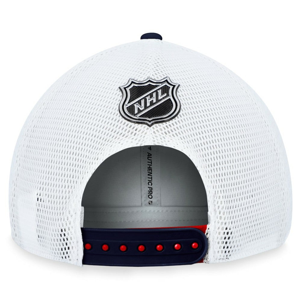 Washington Capitals Fanatics Authentic Pro Rink Trucker Adjustable Hat - Red | US 200000940