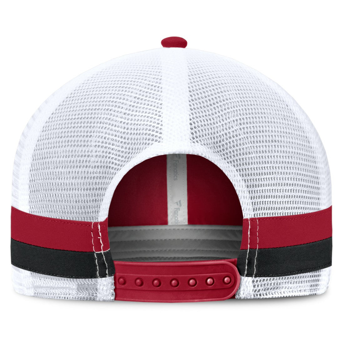 Tampa Bay Buccaneers Fundamentals Side Stripe Trucker Adjustable Hat - Red/White Hats